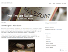 Tablet Screenshot of livelikeanitalian.com